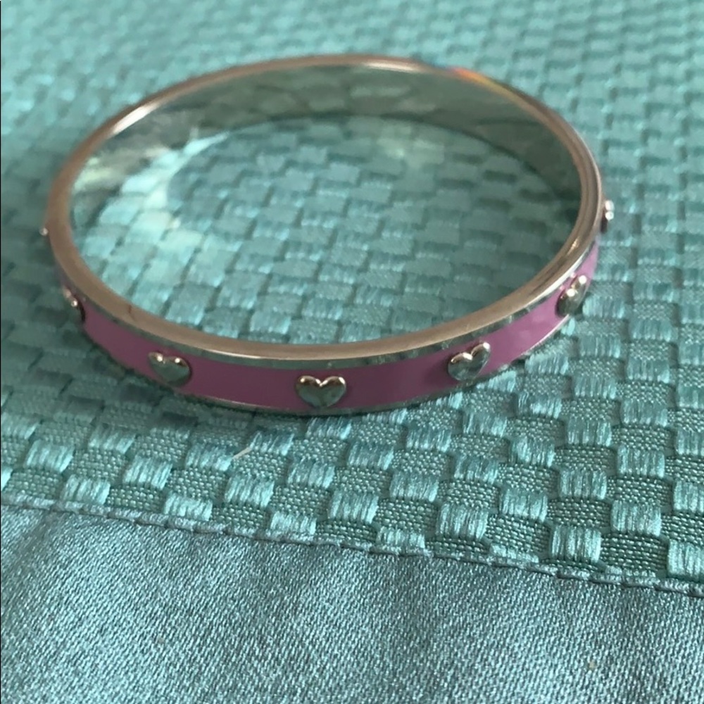 Coach Pink Heart Bangle